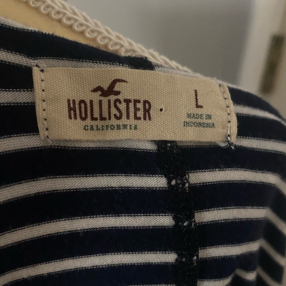 Hollister striped tank with string back details - Picture 3 of 3